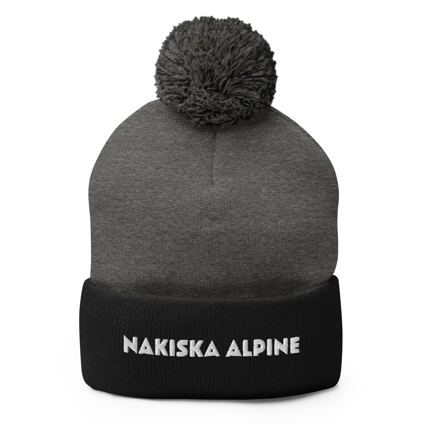 Nakiska Alpine Word Pom-Pom Toque