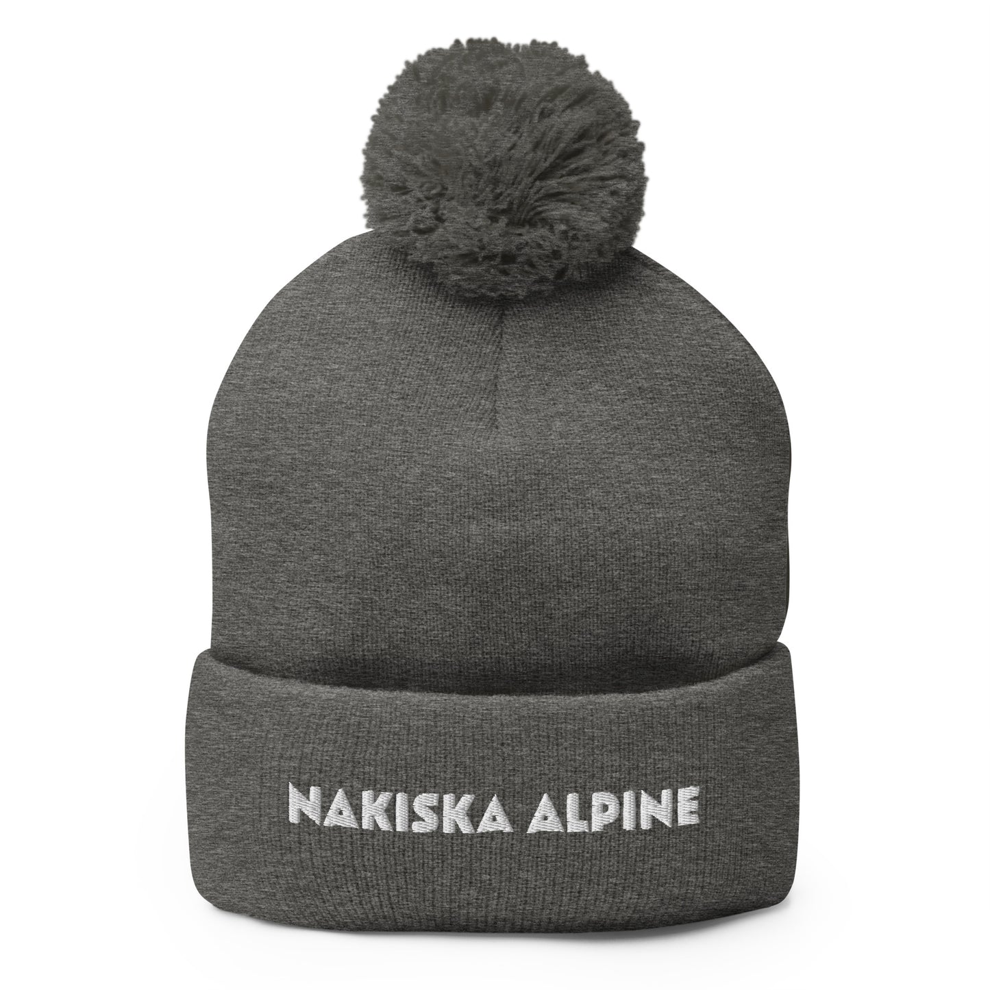 Nakiska Alpine Word Pom-Pom Toque
