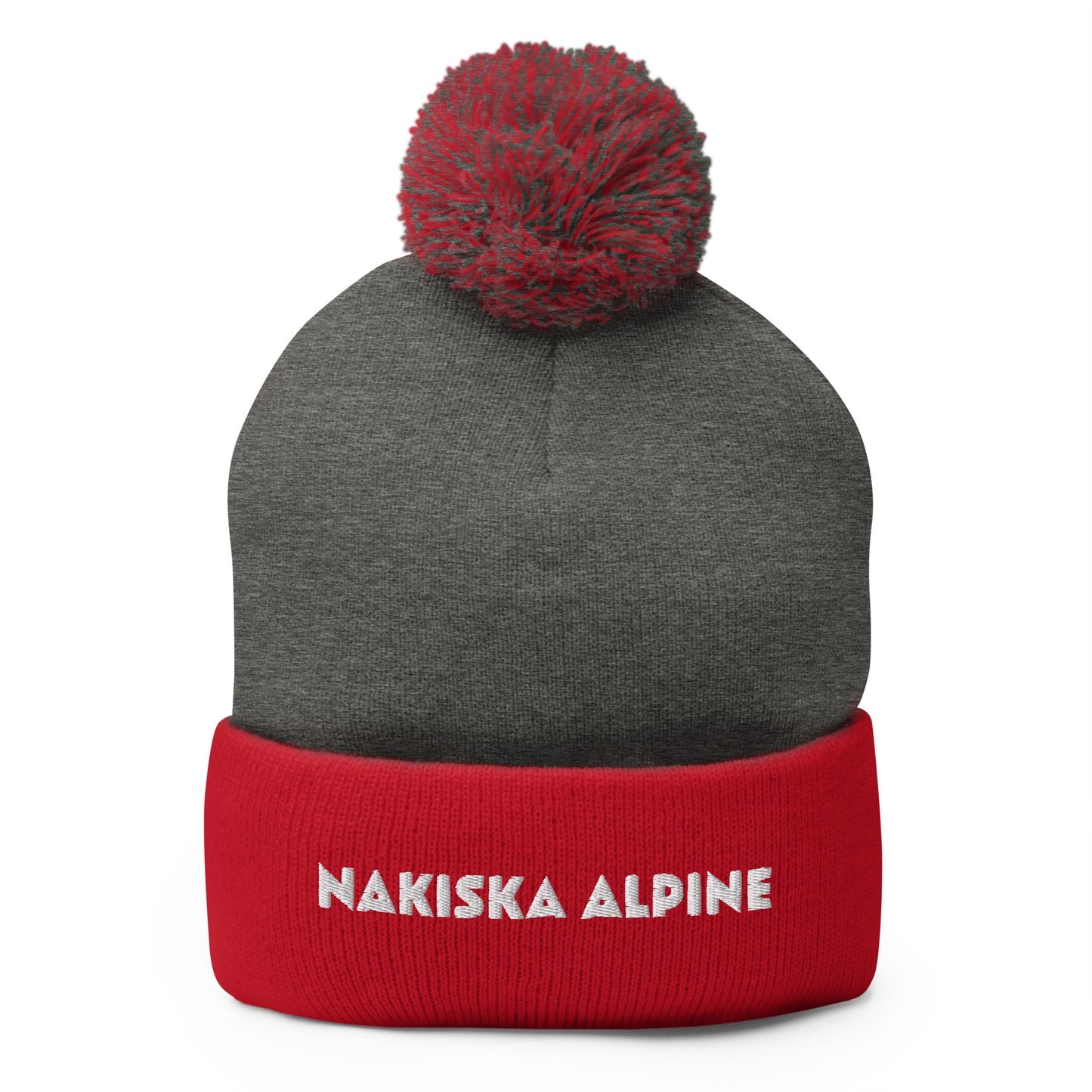 Nakiska Alpine Word Pom-Pom Toque