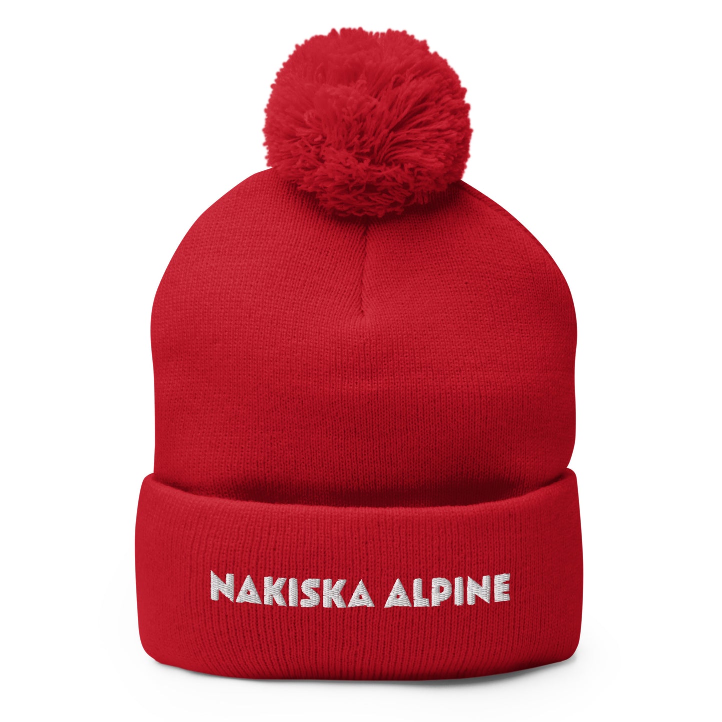 Nakiska Alpine Word Pom-Pom Toque
