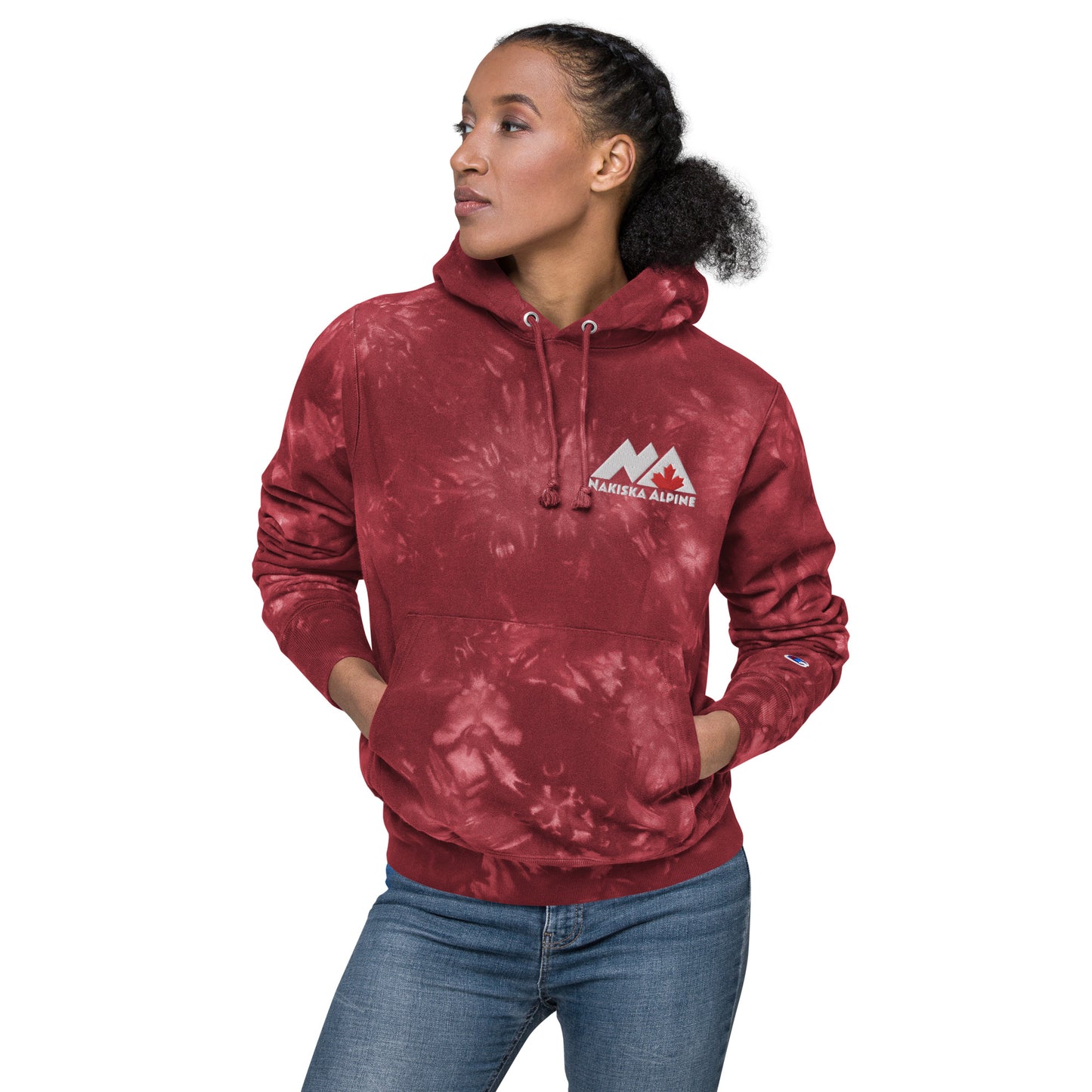 Nakiska Alpine tie-dye Adult Hoodie