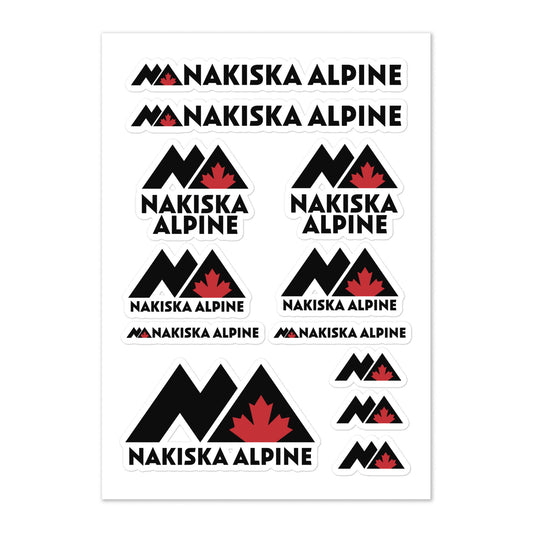Nakiska Alpine Sticker sheet