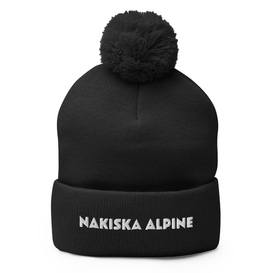 Nakiska Alpine Word Pom-Pom Toque